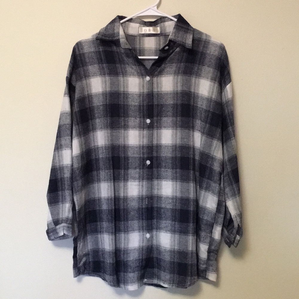 Oversized Plaid Shirt